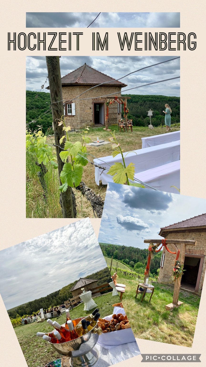 Hochzeit im Weinberg Collage 2